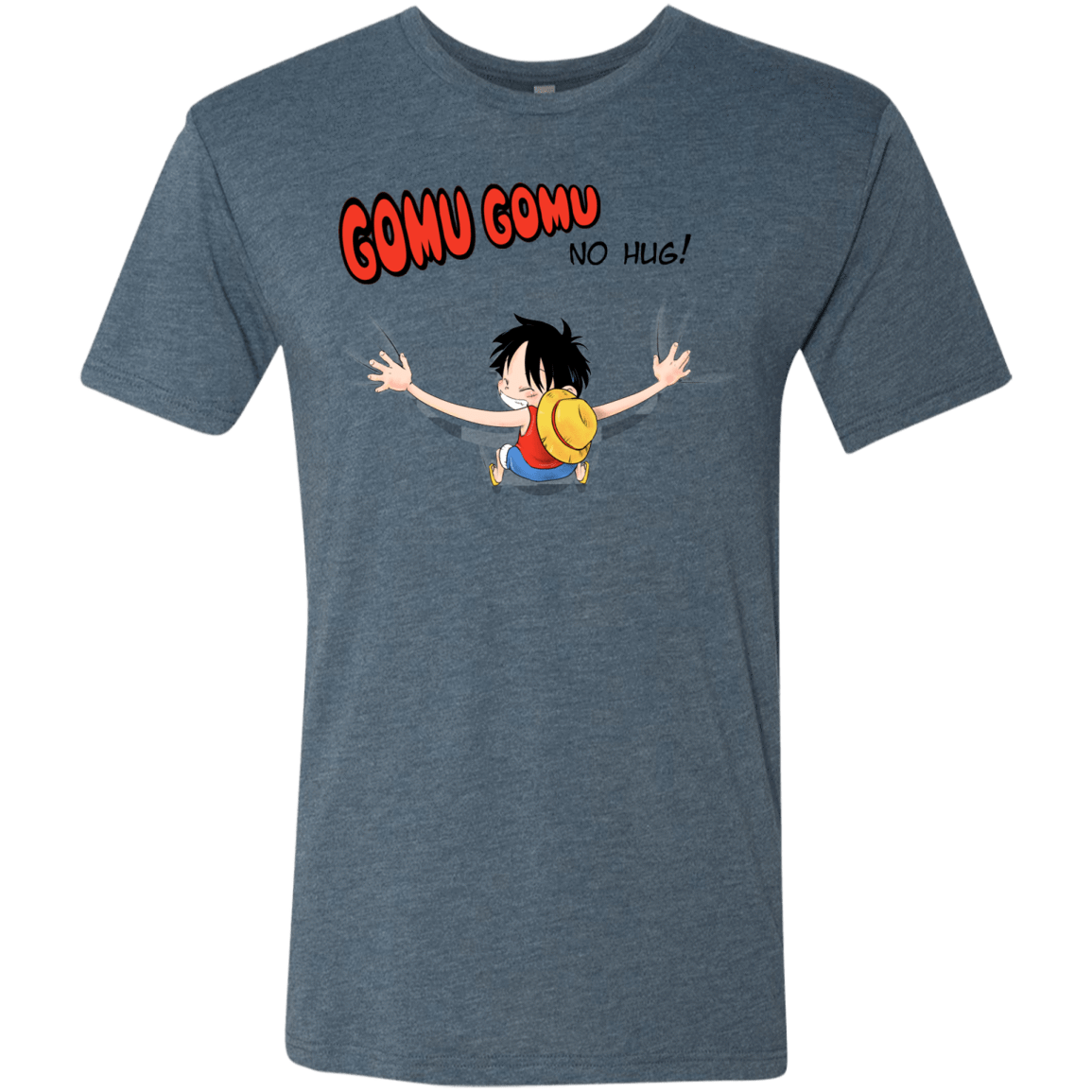 T-Shirts Indigo / Small Gomu Gomu no Hug Men's Triblend T-Shirt