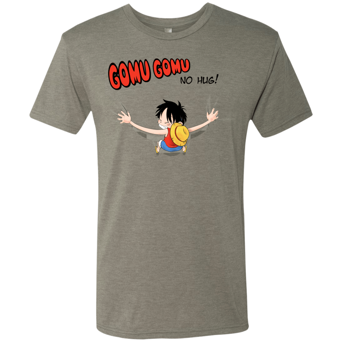 T-Shirts Venetian Grey / Small Gomu Gomu no Hug Men's Triblend T-Shirt