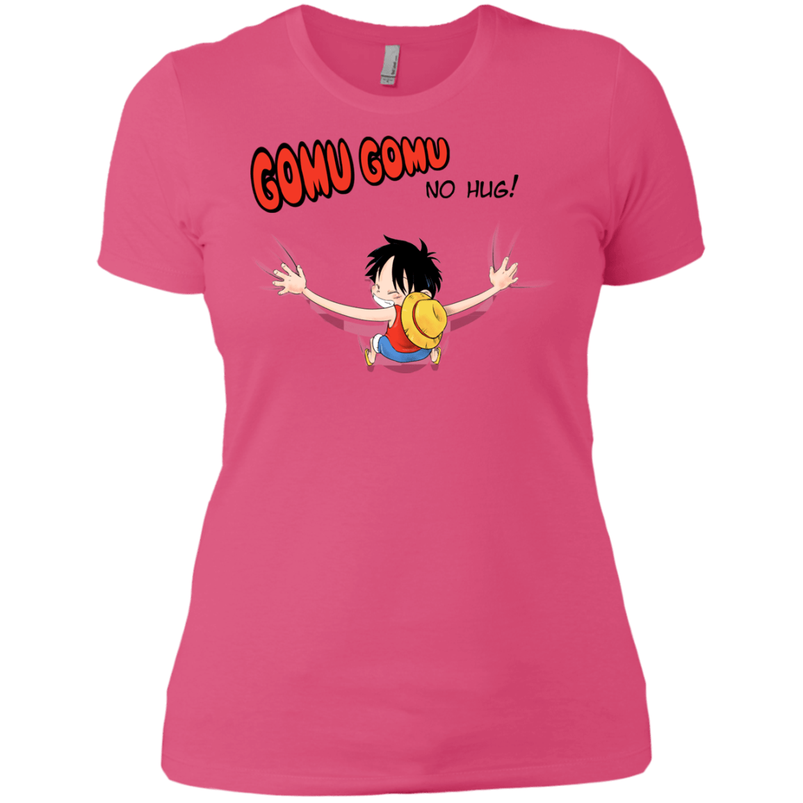 T-Shirts Hot Pink / X-Small Gomu Gomu no Hug Women's Premium T-Shirt