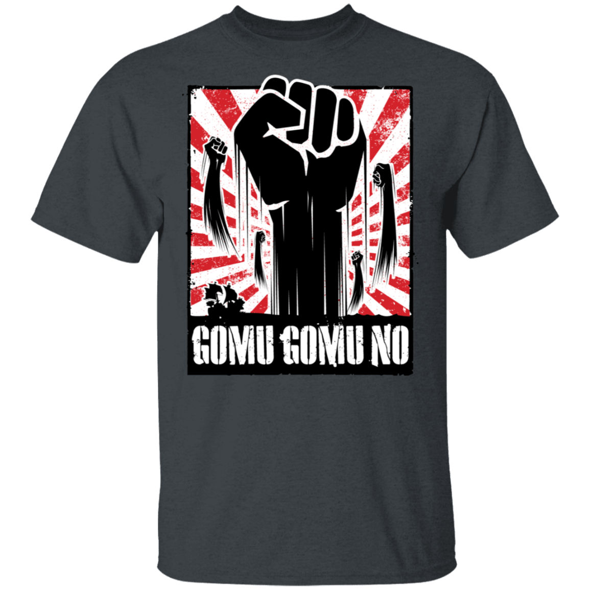 T-Shirts Dark Heather / S GOMU GOMU NO T-Shirt