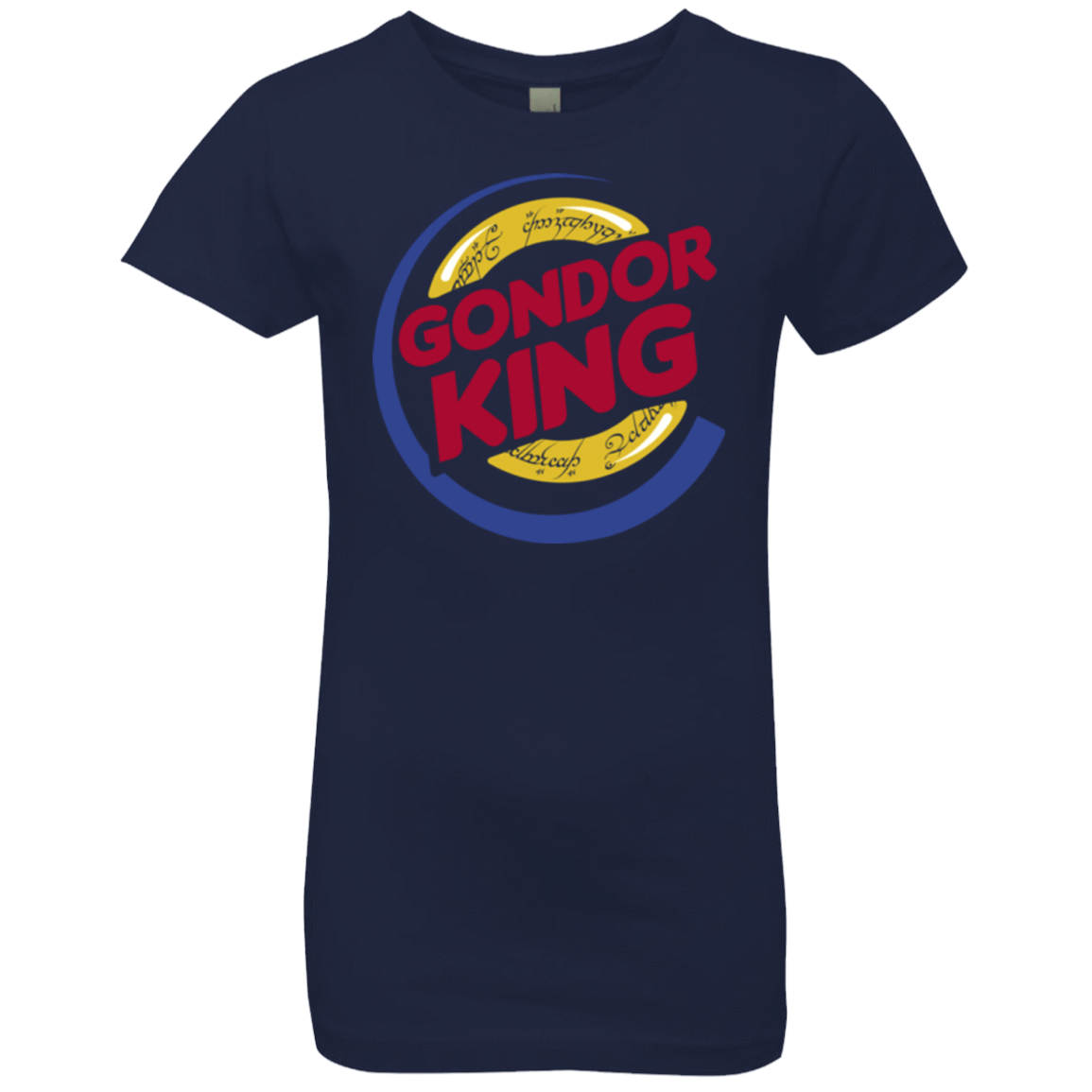 T-Shirts Midnight Navy / YXS Gondor King Girls Premium T-Shirt