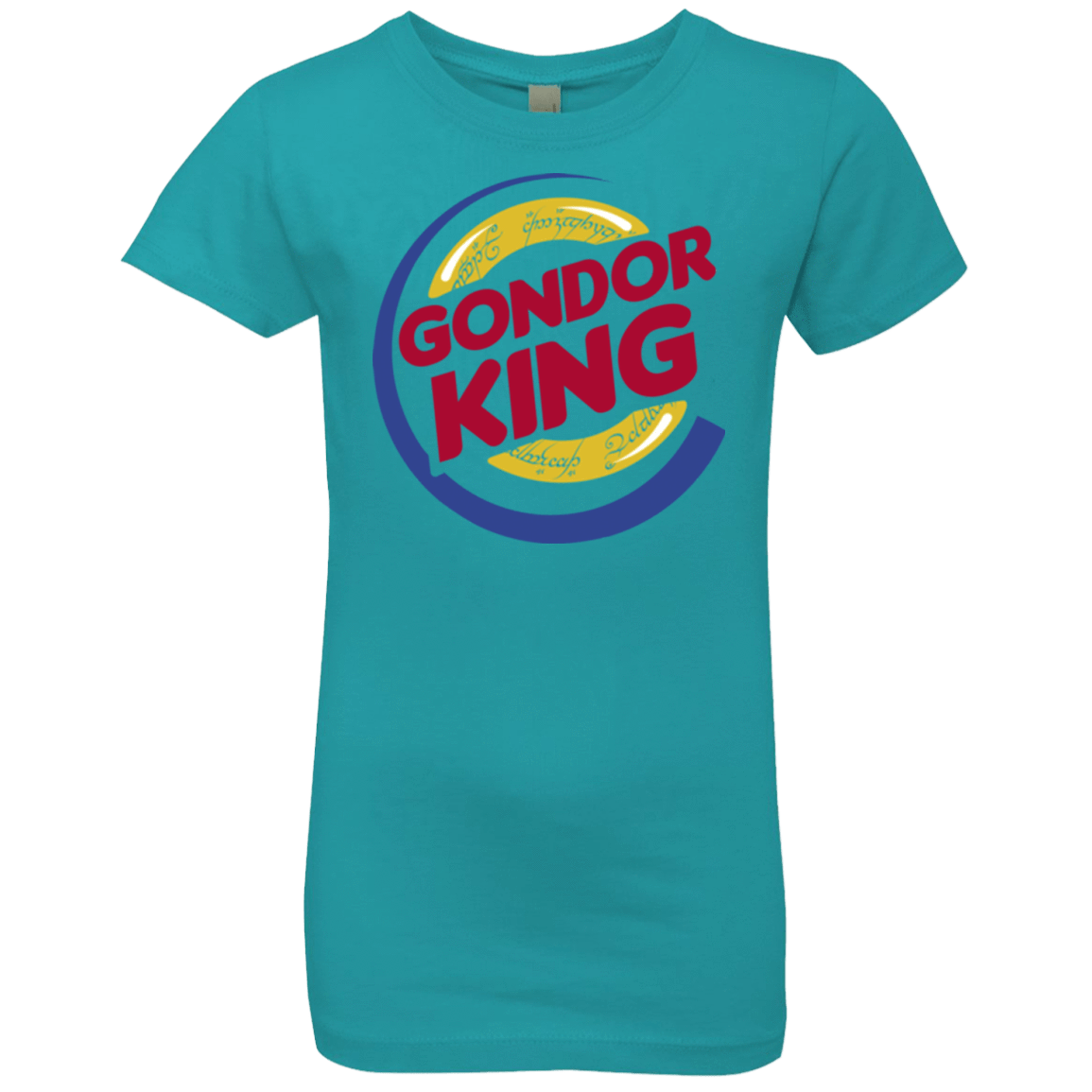 T-Shirts Tahiti Blue / YXS Gondor King Girls Premium T-Shirt