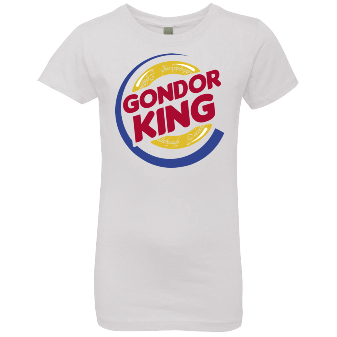 T-Shirts White / YXS Gondor King Girls Premium T-Shirt