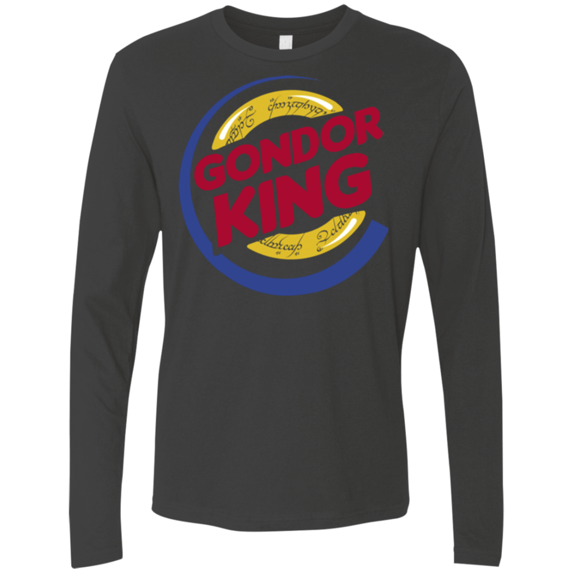 T-Shirts Heavy Metal / Small Gondor King Men's Premium Long Sleeve