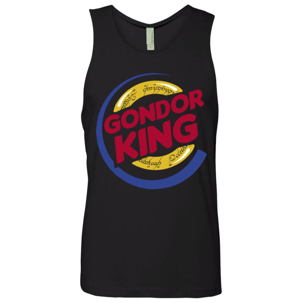 T-Shirts Black / Small Gondor King Men's Premium Tank Top