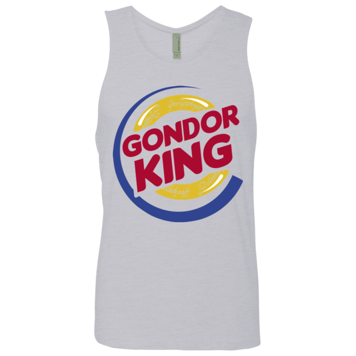 T-Shirts Heather Grey / Small Gondor King Men's Premium Tank Top