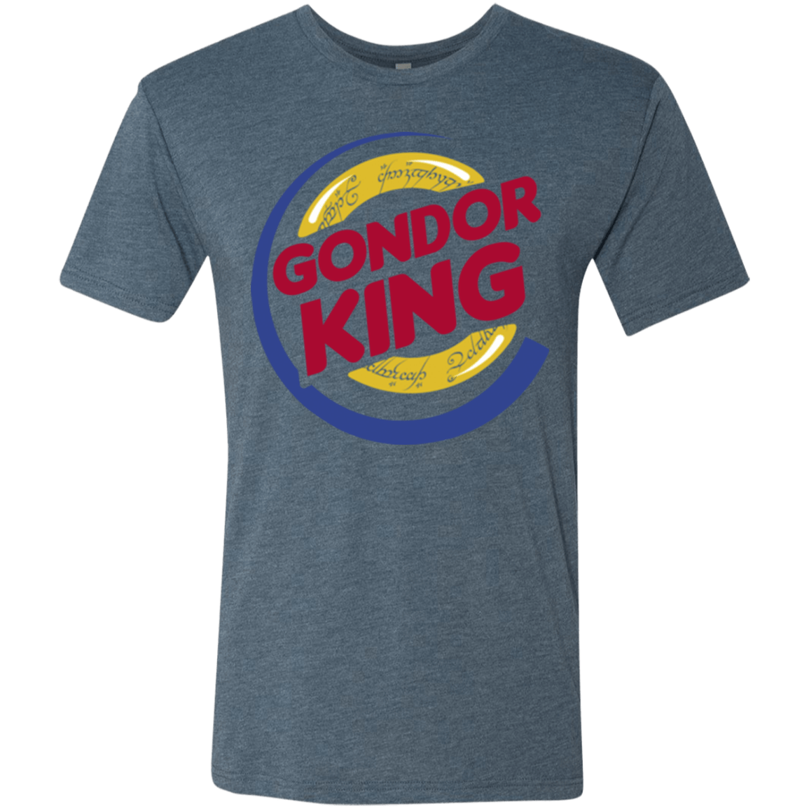 T-Shirts Indigo / Small Gondor King Men's Triblend T-Shirt
