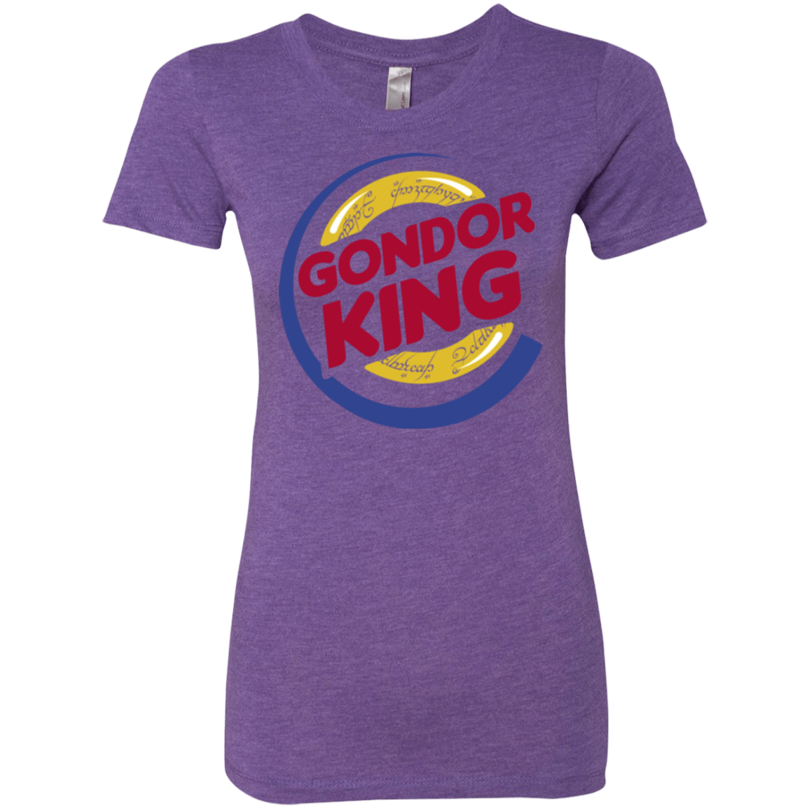 T-Shirts Purple Rush / Small Gondor King Women's Triblend T-Shirt
