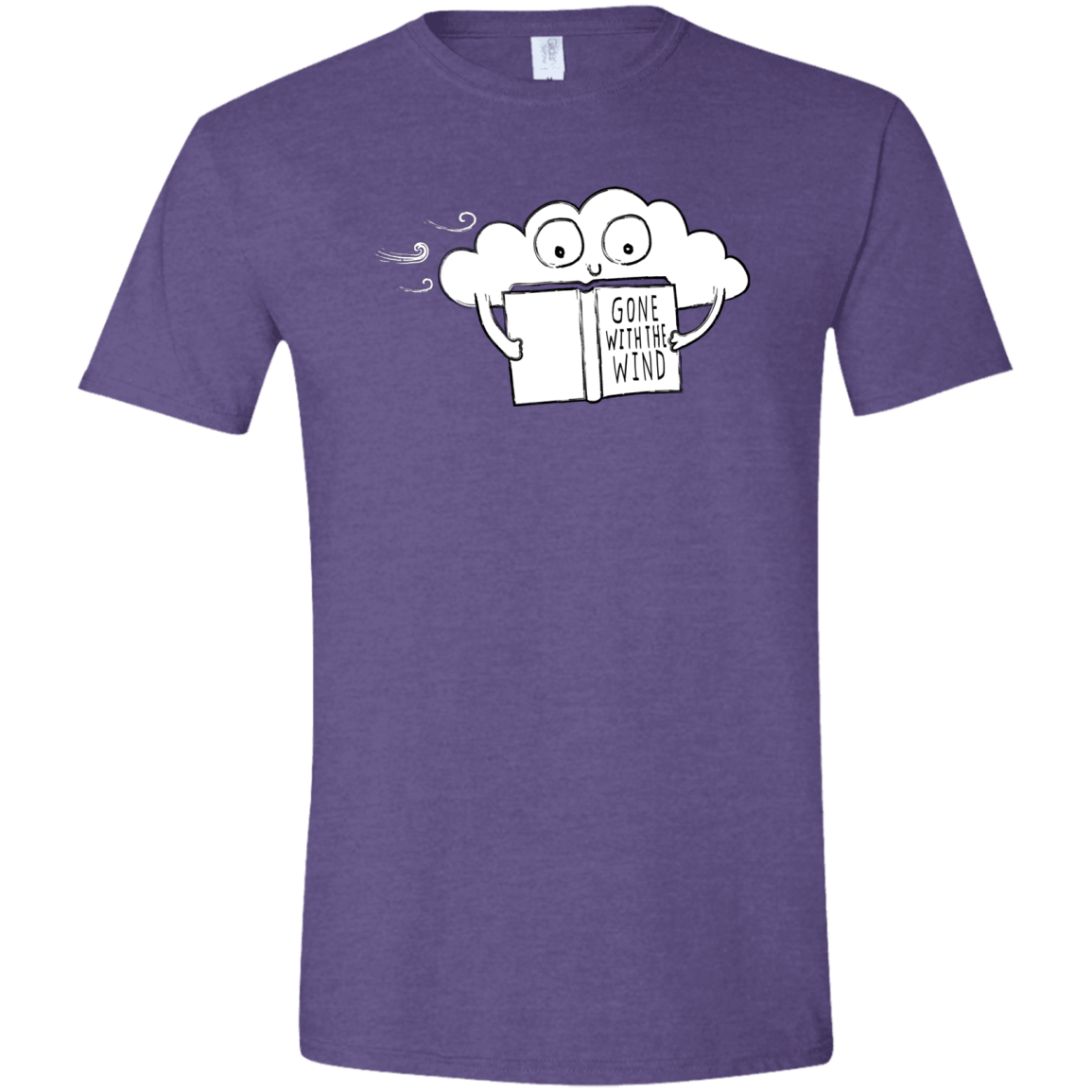 T-Shirts Heather Purple / S Gone with the Wind Men's Semi-Fitted Softstyle