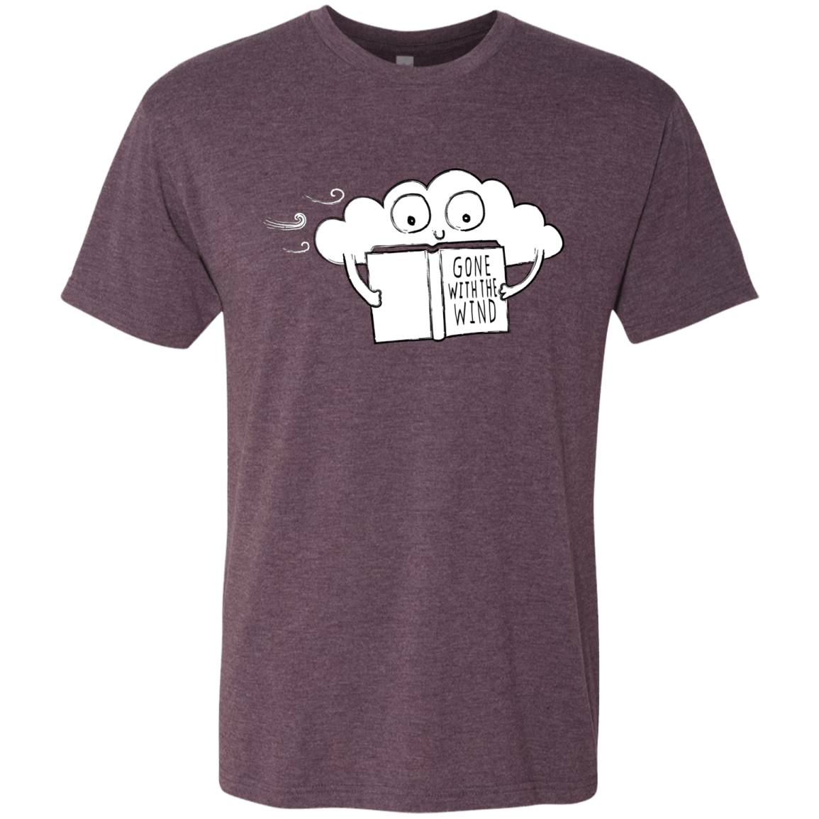 T-Shirts Vintage Purple / S Gone with the Wind Men's Triblend T-Shirt
