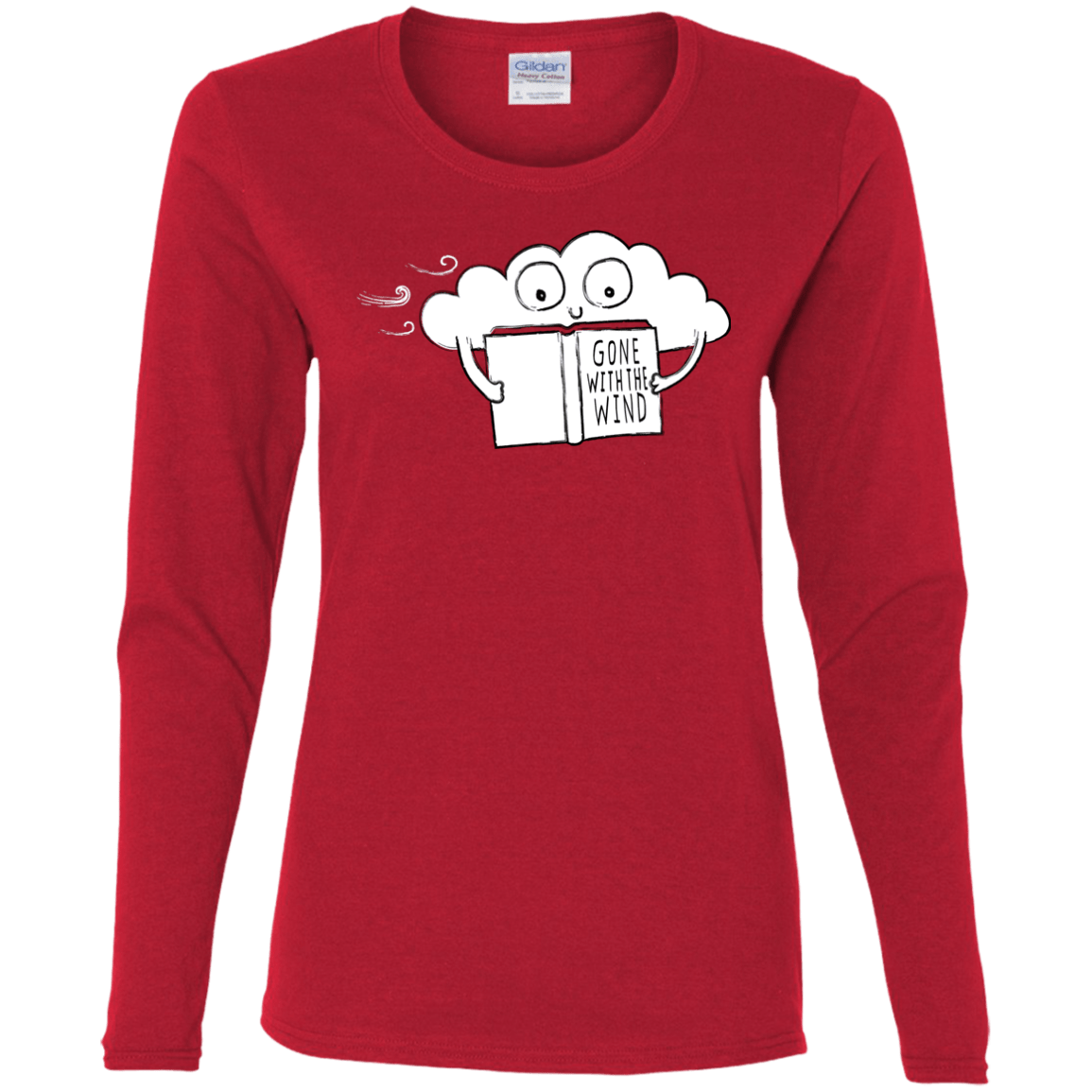 T-Shirts Red / S Gone with the Wind Women's Long Sleeve T-Shirt