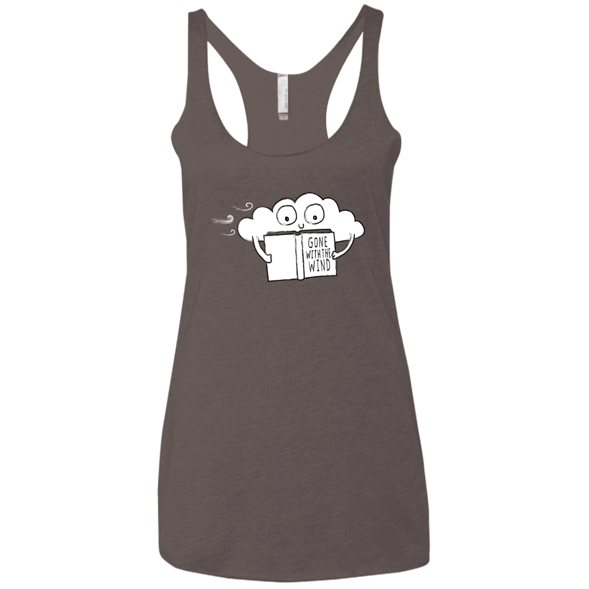 T-Shirts Macchiato / X-Small Gone with the Wind Women's Triblend Racerback Tank