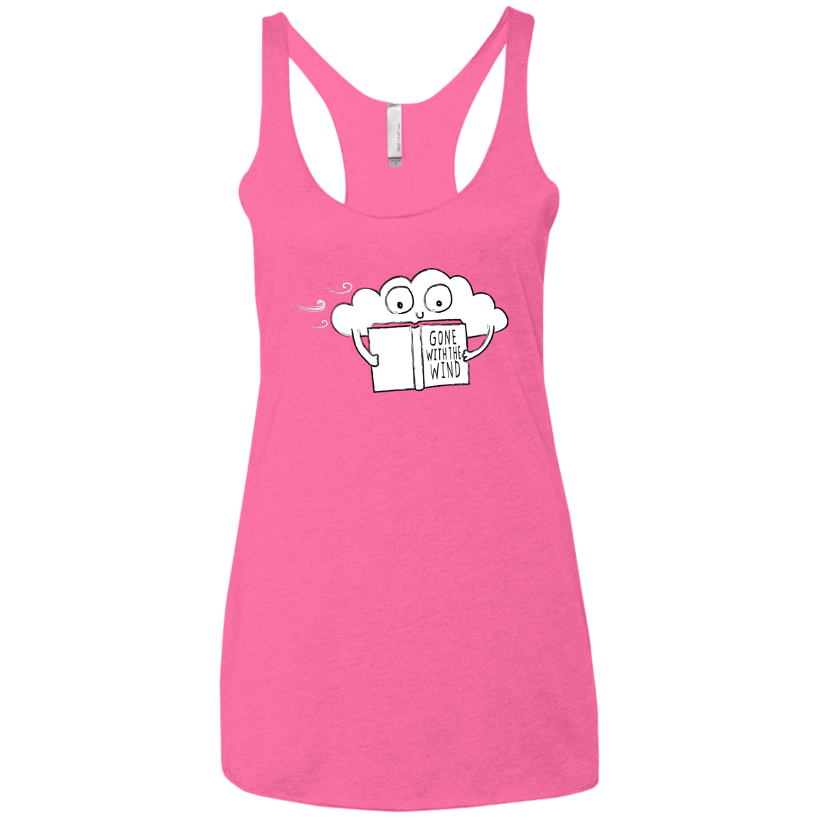 T-Shirts Vintage Pink / X-Small Gone with the Wind Women's Triblend Racerback Tank