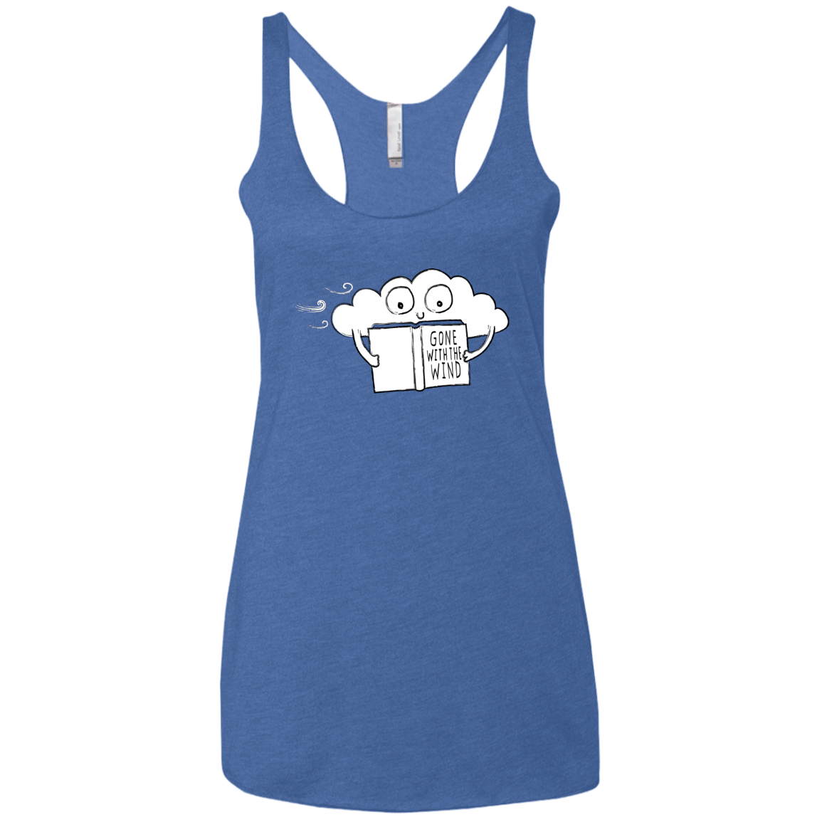 T-Shirts Vintage Royal / X-Small Gone with the Wind Women's Triblend Racerback Tank
