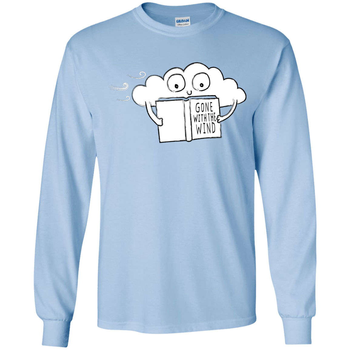 T-Shirts Light Blue / YS Gone with the Wind Youth Long Sleeve T-Shirt