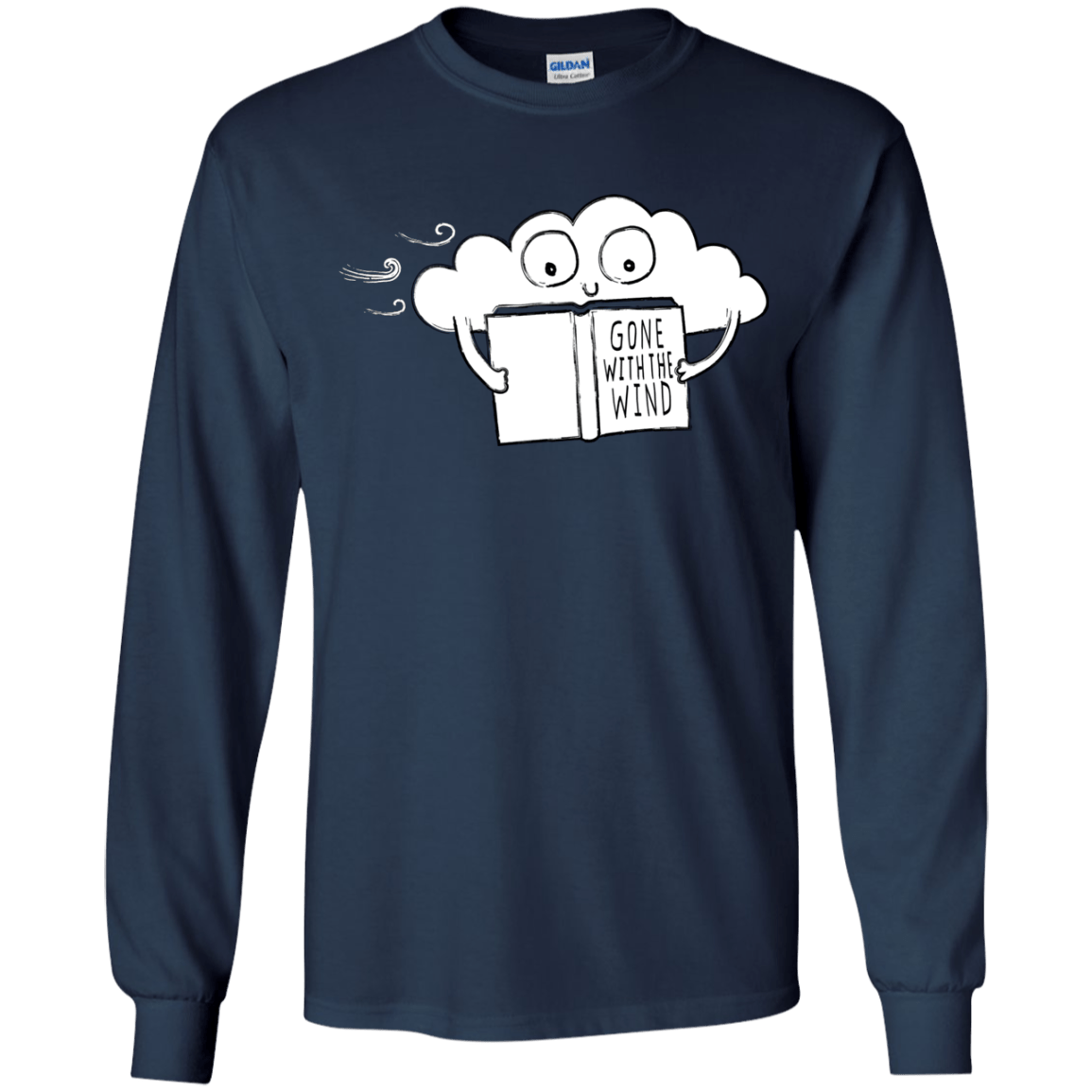 T-Shirts Navy / YS Gone with the Wind Youth Long Sleeve T-Shirt