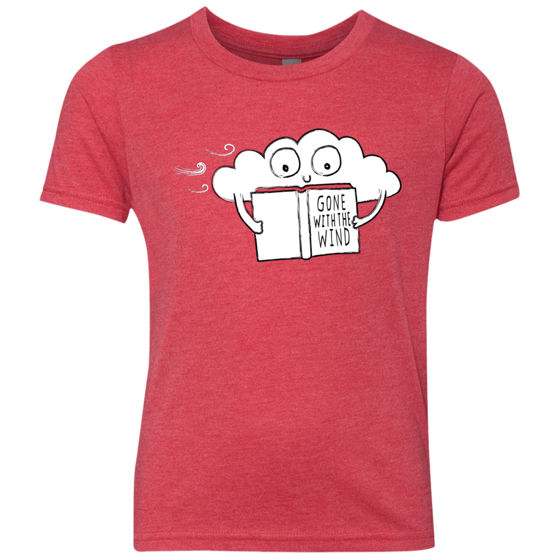 T-Shirts Vintage Red / YXS Gone with the Wind Youth Triblend T-Shirt