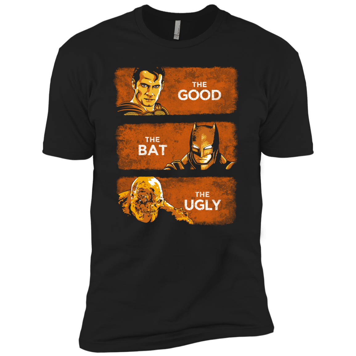T-Shirts Black / X-Small Good, Bat, Ugly Men's Premium T-Shirt
