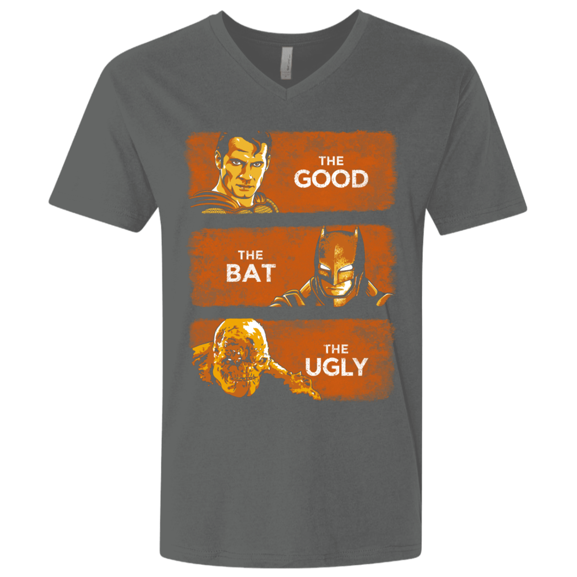 T-Shirts Heavy Metal / X-Small Good, Bat, Ugly Men's Premium V-Neck