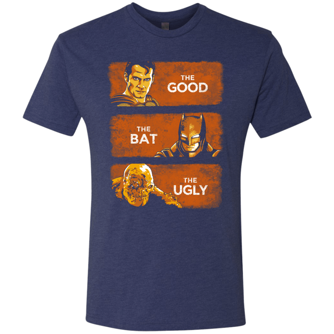 T-Shirts Vintage Navy / S Good, Bat, Ugly Men's Triblend T-Shirt
