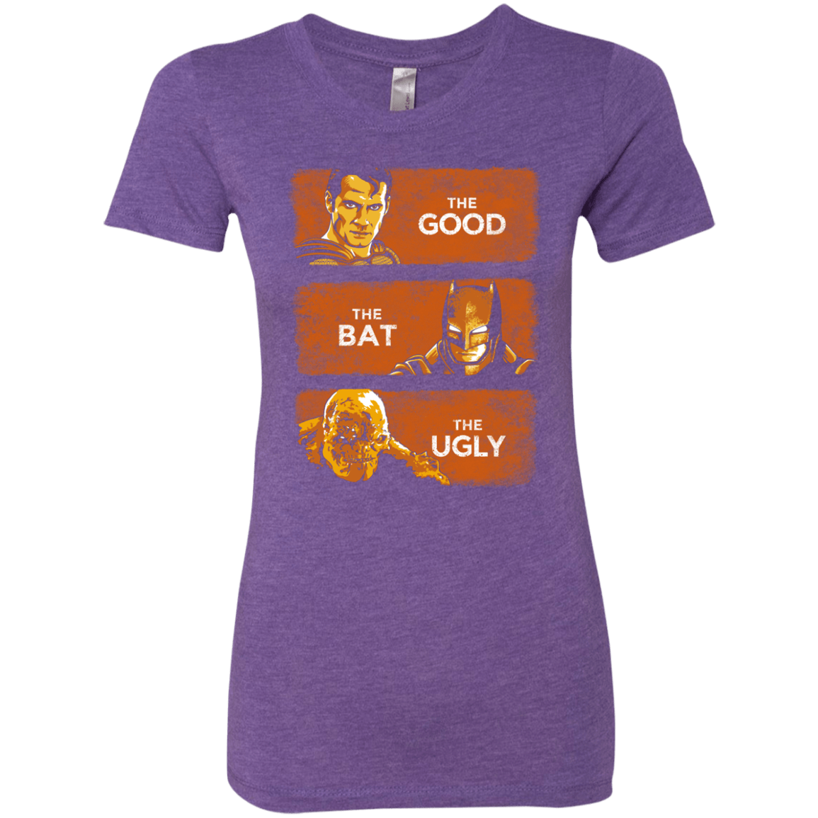 T-Shirts Purple Rush / S Good, Bat, Ugly Women's Triblend T-Shirt