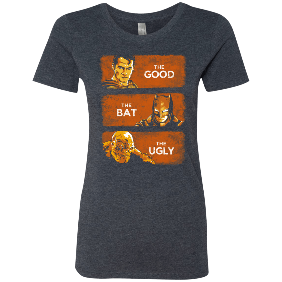 T-Shirts Vintage Navy / S Good, Bat, Ugly Women's Triblend T-Shirt