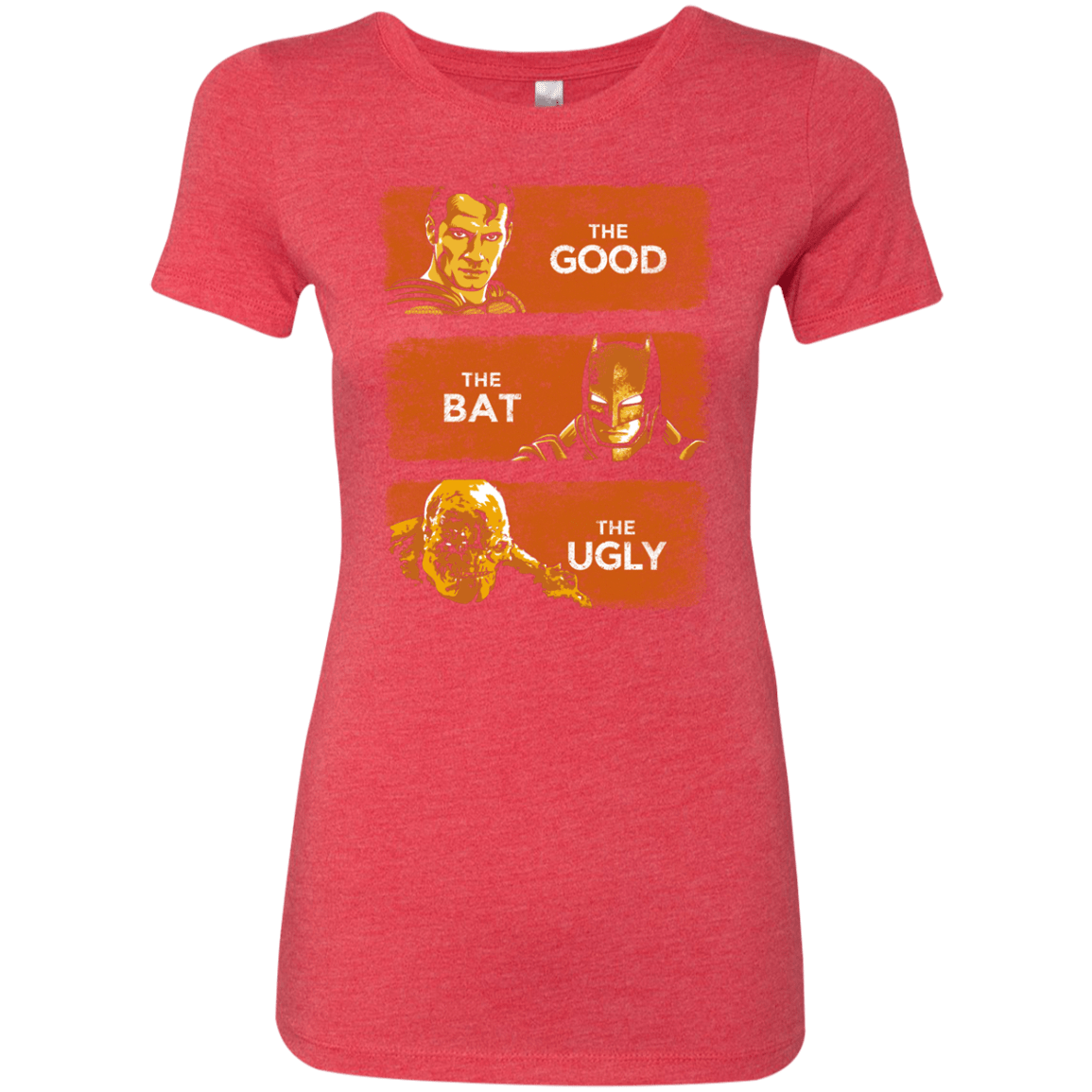 T-Shirts Vintage Red / S Good, Bat, Ugly Women's Triblend T-Shirt