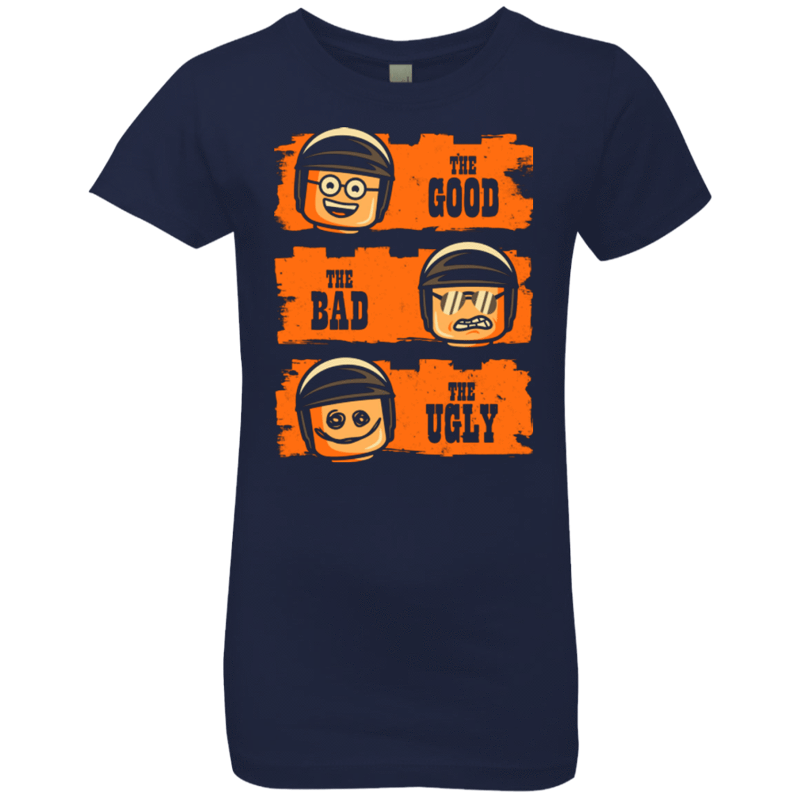 T-Shirts Midnight Navy / YXS GOOD COP BAD COP UGLY COP Girls Premium T-Shirt