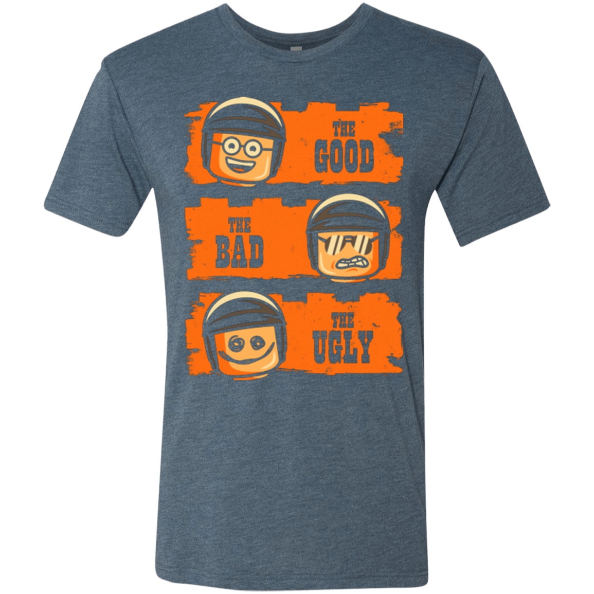 T-Shirts Indigo / Small GOOD COP BAD COP UGLY COP Men's Triblend T-Shirt