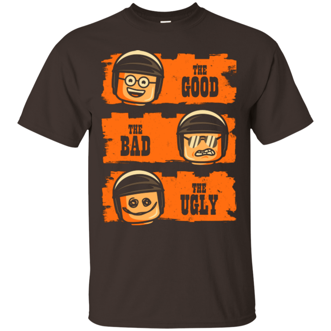 T-Shirts Dark Chocolate / Small GOOD COP BAD COP UGLY COP T-Shirt