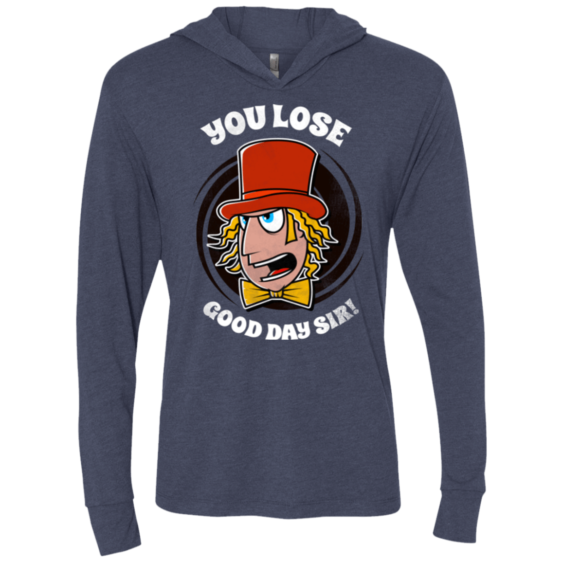 T-Shirts Vintage Navy / X-Small Good Day Sir Triblend Long Sleeve Hoodie Tee