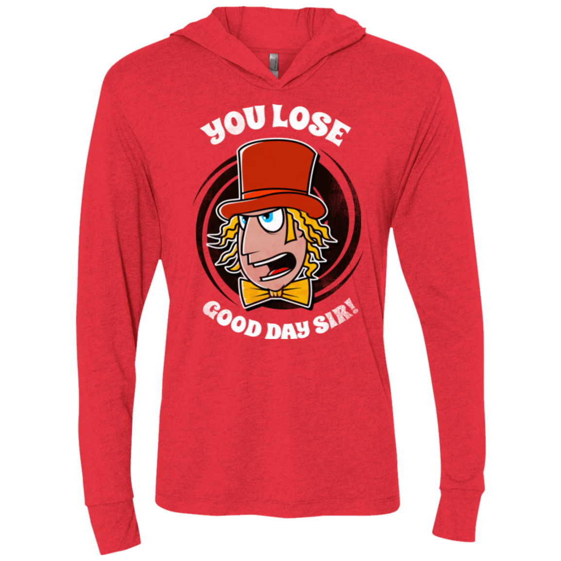 T-Shirts Vintage Red / X-Small Good Day Sir Triblend Long Sleeve Hoodie Tee