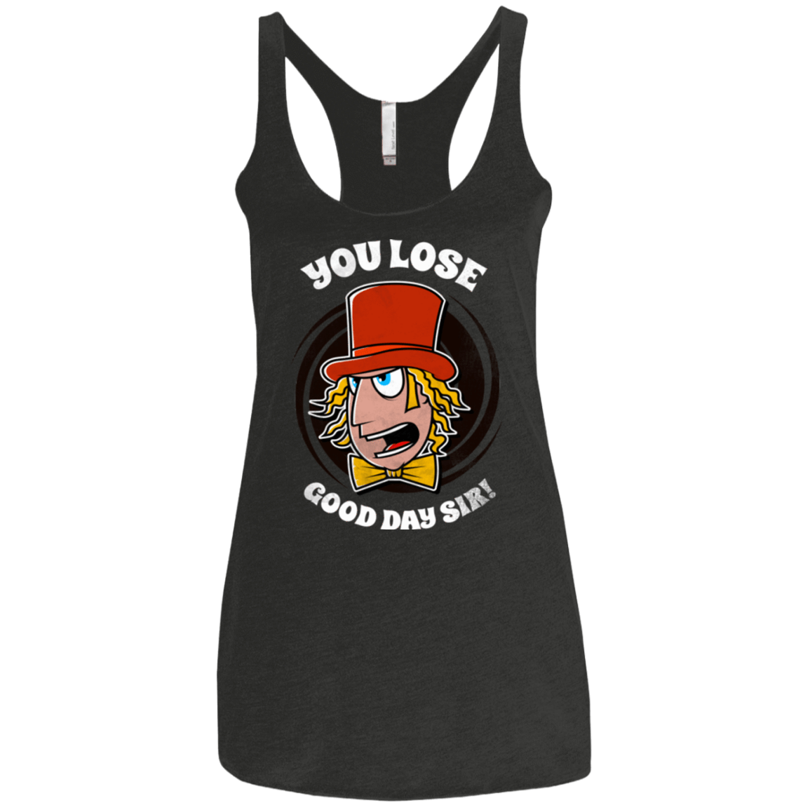 T-Shirts Vintage Black / X-Small Good Day Sir Women's Triblend Racerback Tank