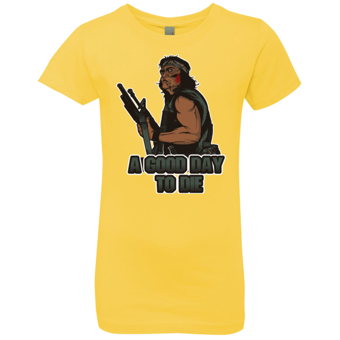 T-Shirts Vibrant Yellow / YXS Good Day To Die Girls Premium T-Shirt