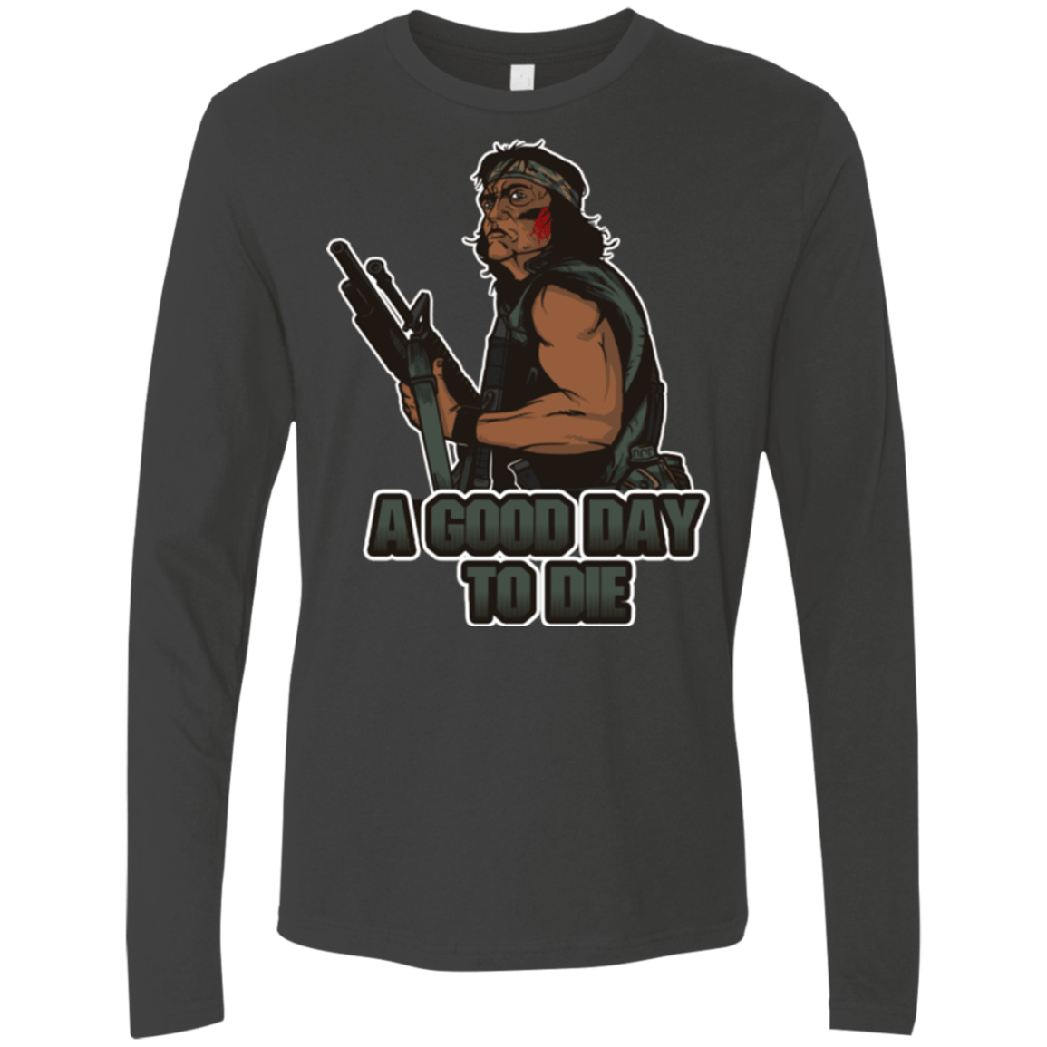 T-Shirts Heavy Metal / Small Good Day To Die Men's Premium Long Sleeve