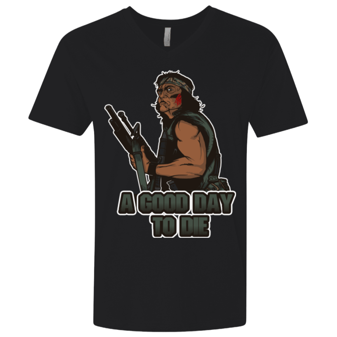 T-Shirts Black / X-Small Good Day To Die Men's Premium V-Neck