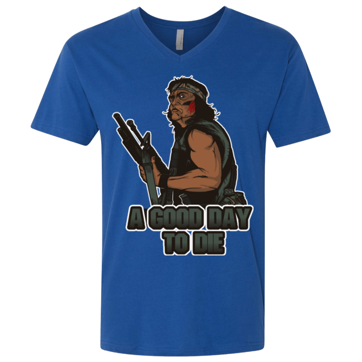 T-Shirts Royal / X-Small Good Day To Die Men's Premium V-Neck