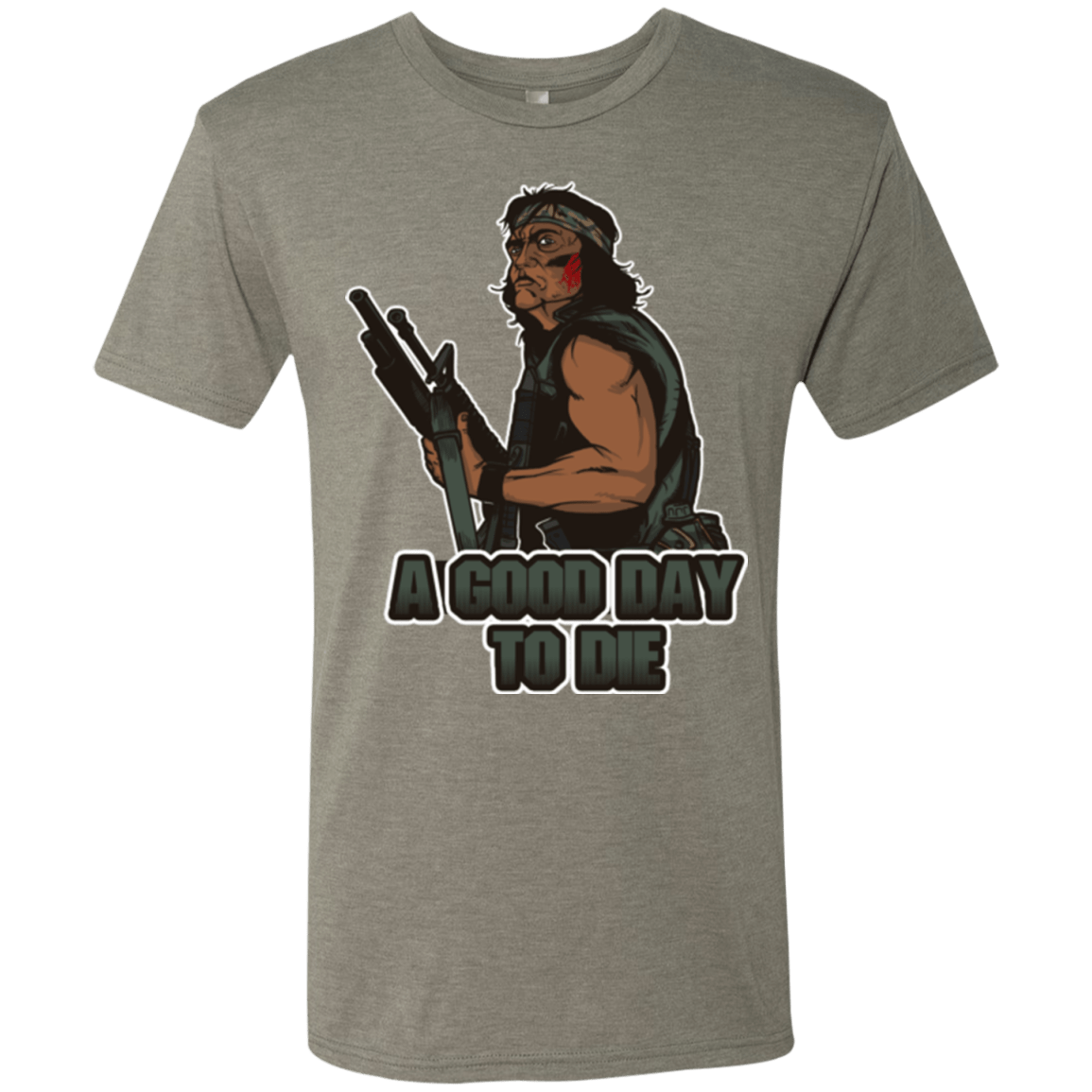 T-Shirts Venetian Grey / Small Good Day To Die Men's Triblend T-Shirt