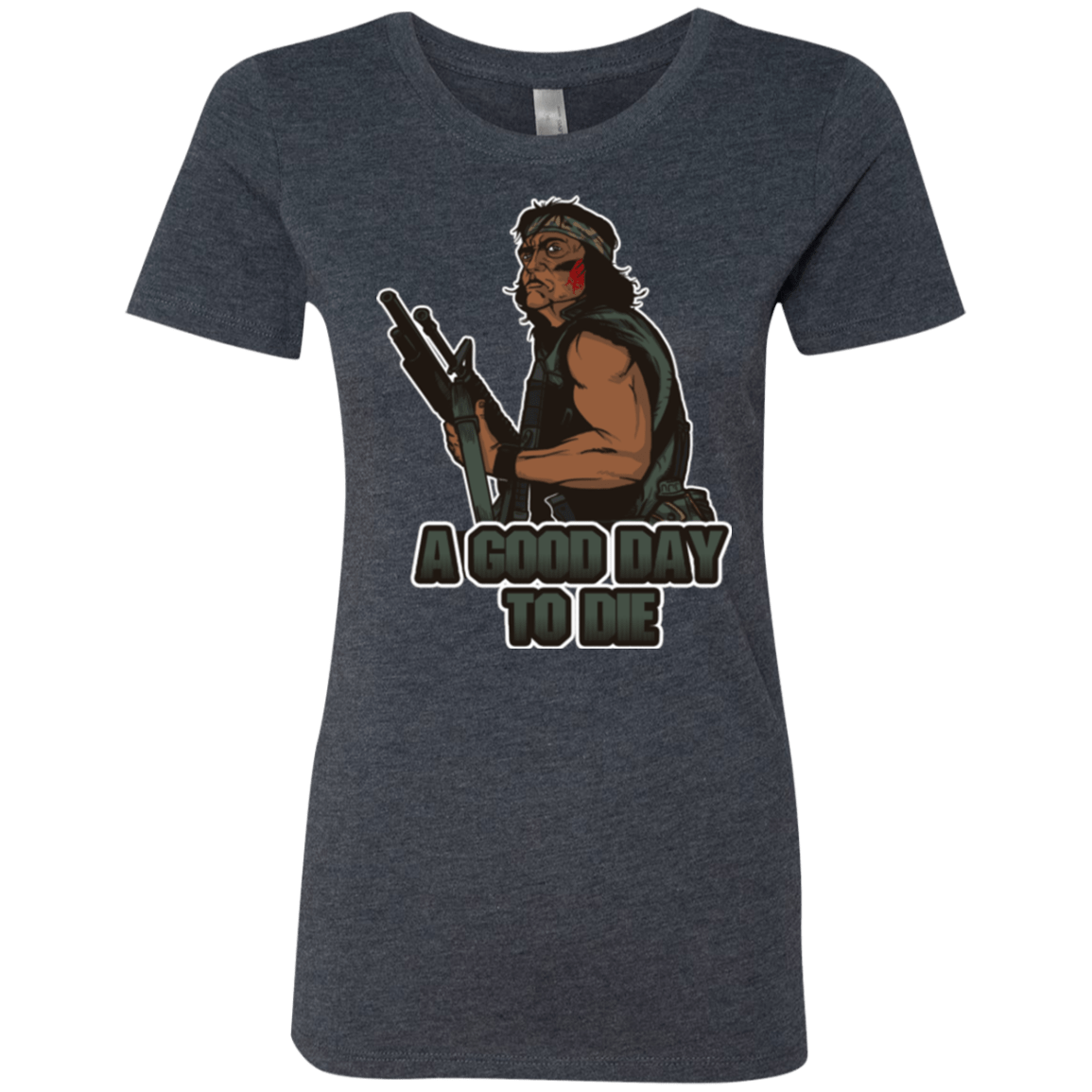 T-Shirts Vintage Navy / Small Good Day To Die Women's Triblend T-Shirt