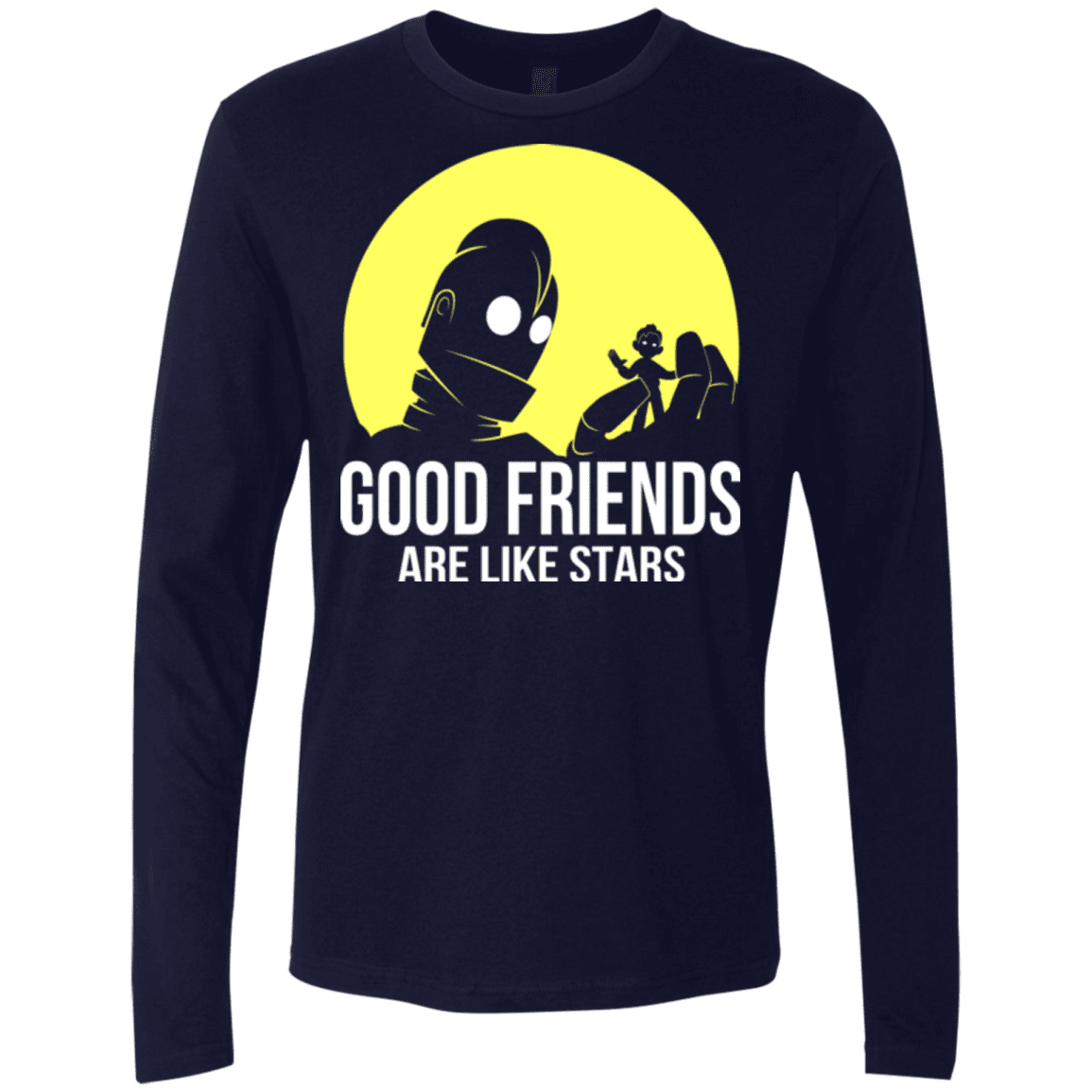 T-Shirts Midnight Navy / Small Good friends Men's Premium Long Sleeve