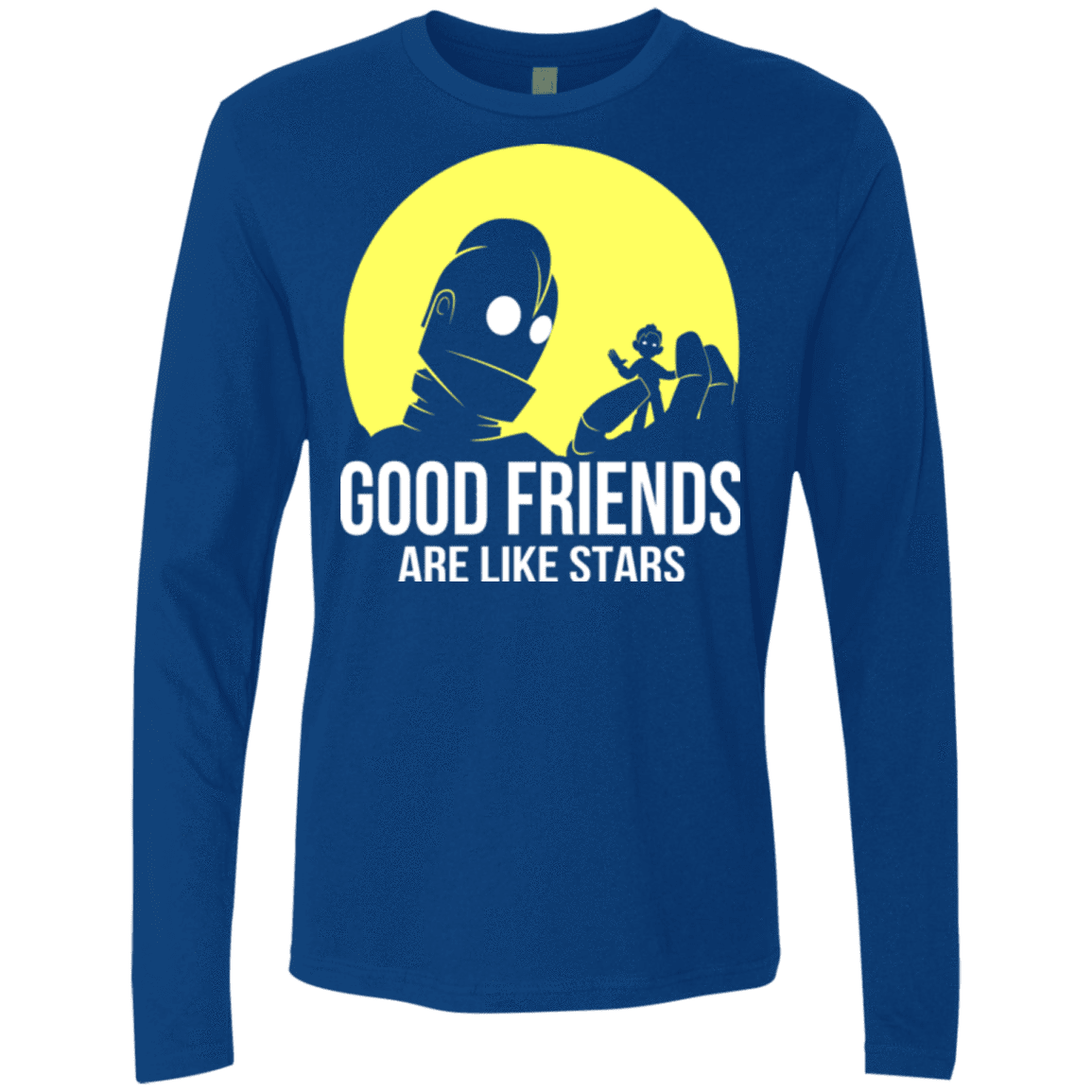 T-Shirts Royal / Small Good friends Men's Premium Long Sleeve