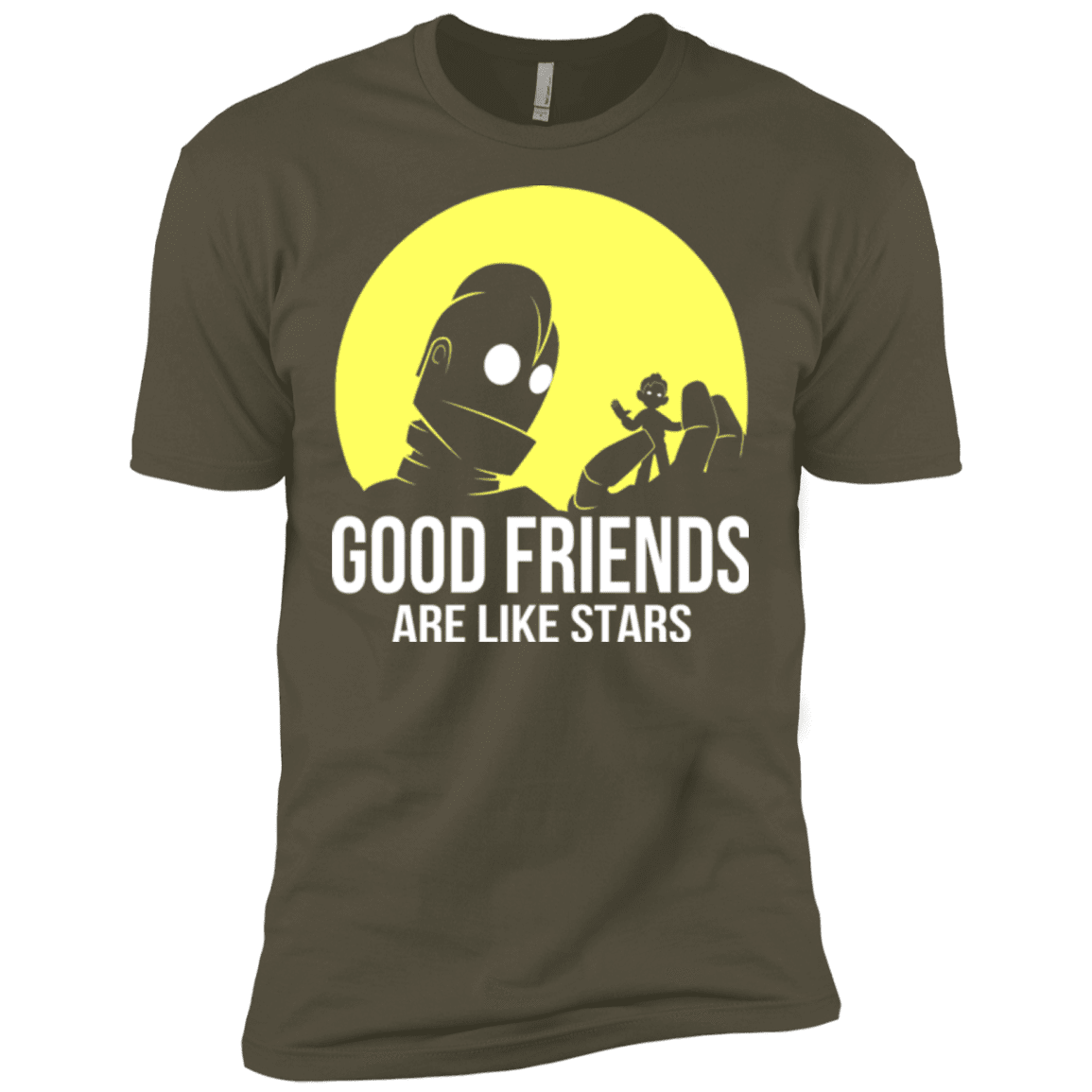 T-Shirts Military Green / X-Small Good friends Men's Premium T-Shirt