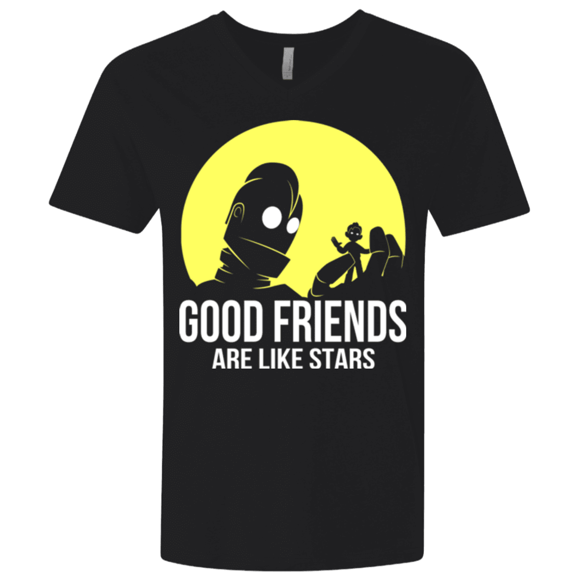 T-Shirts Black / X-Small Good friends Men's Premium V-Neck