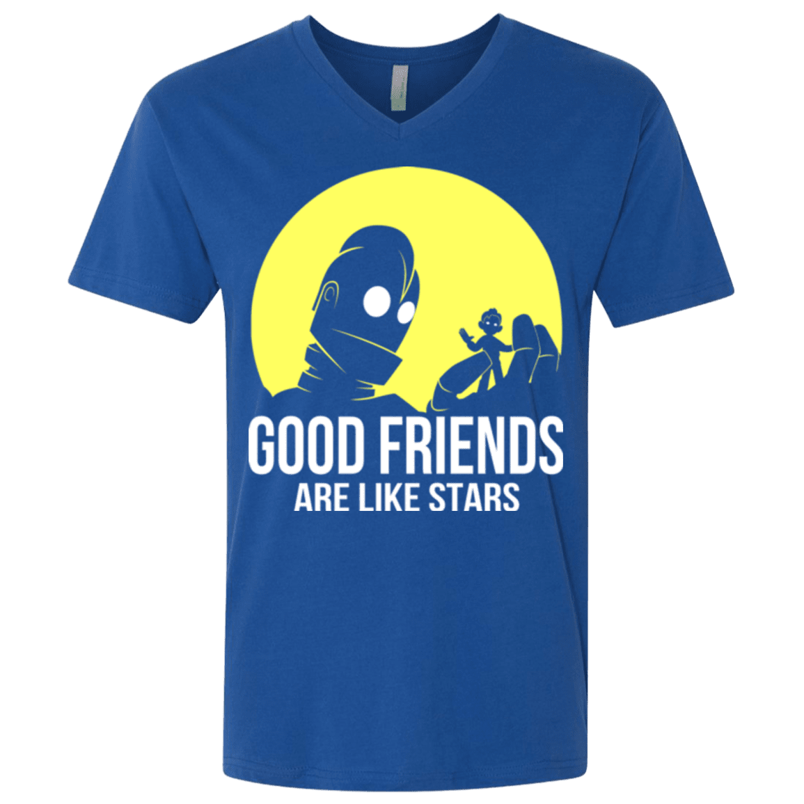 T-Shirts Royal / X-Small Good friends Men's Premium V-Neck