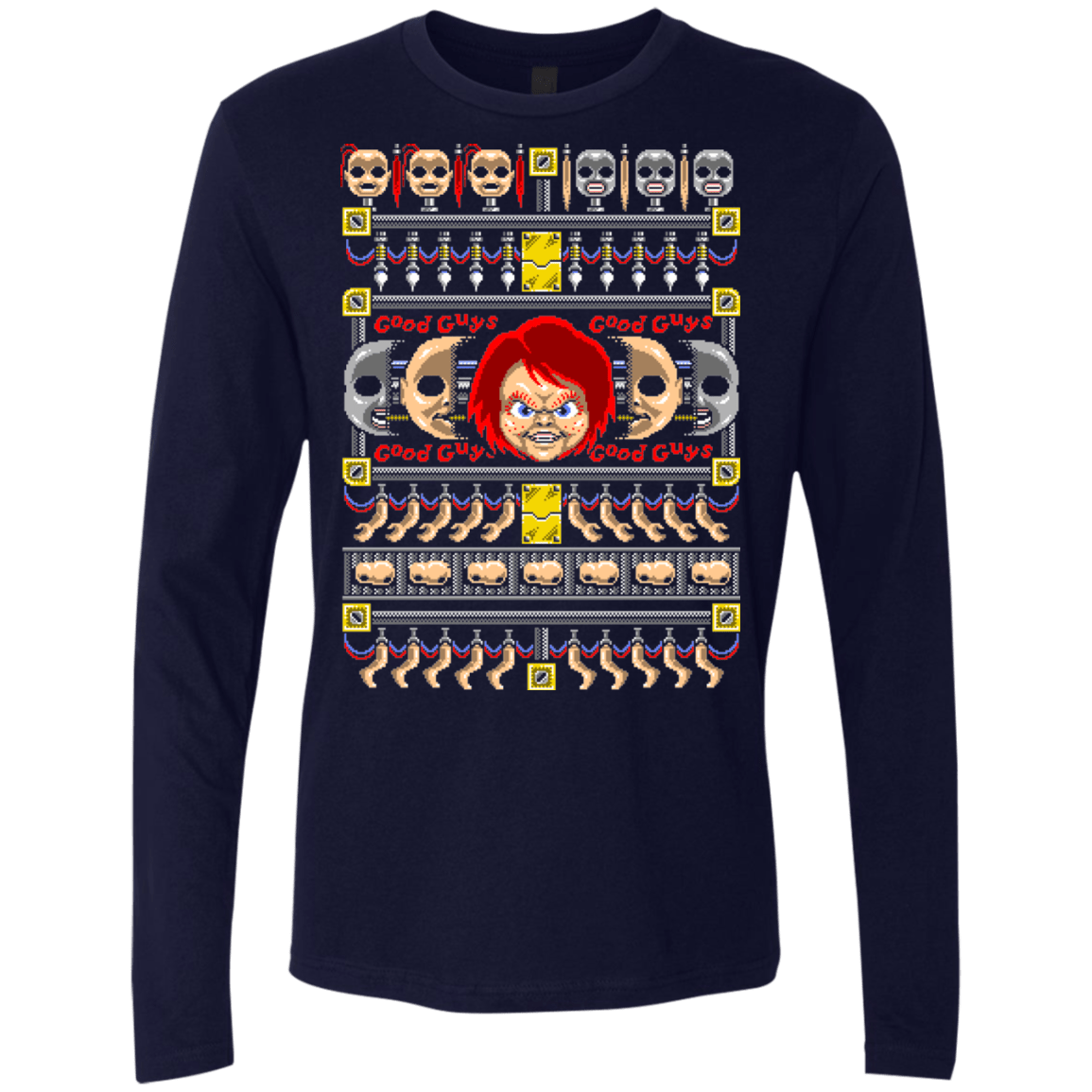 T-Shirts Midnight Navy / Small Good Guy Ugly Sweater Men's Premium Long Sleeve