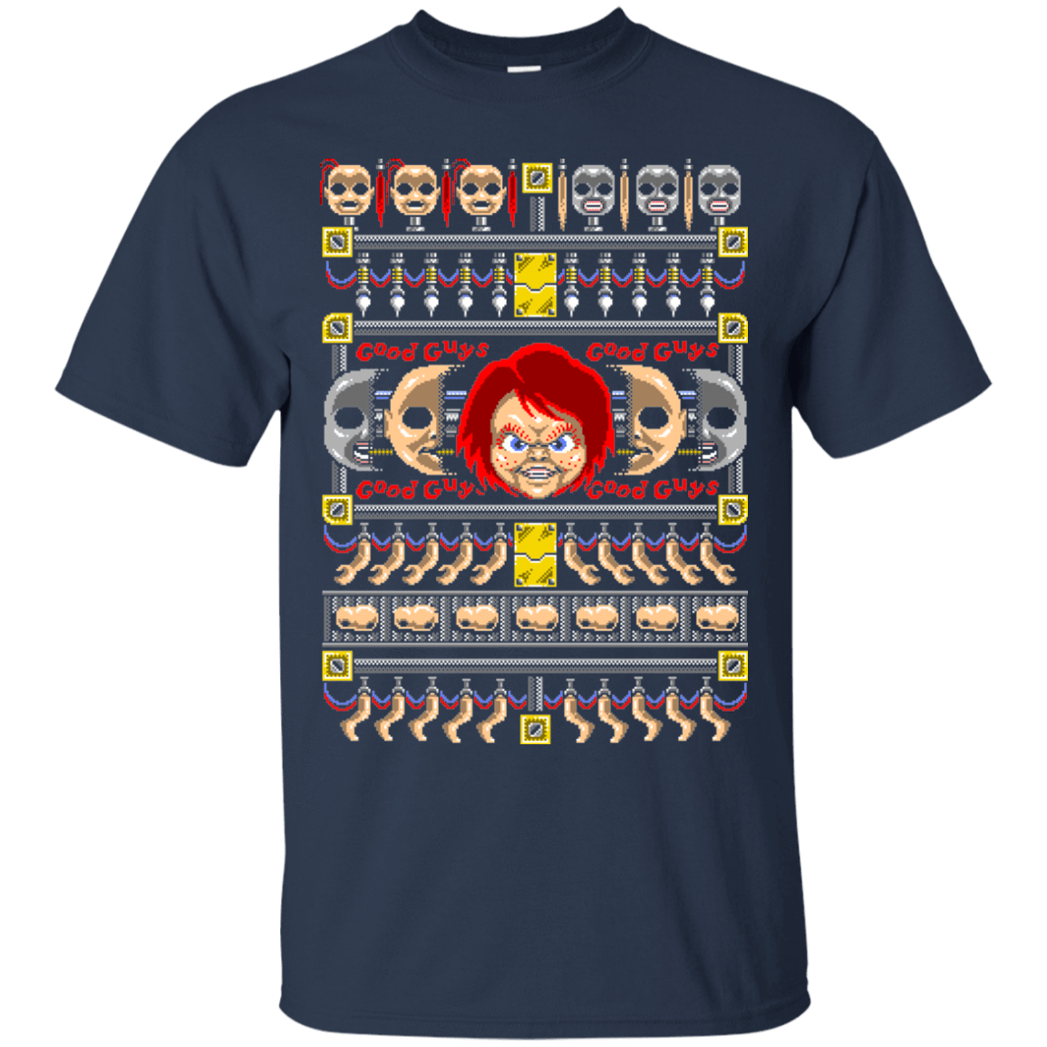 T-Shirts Navy / Small Good Guy Ugly Sweater T-Shirt