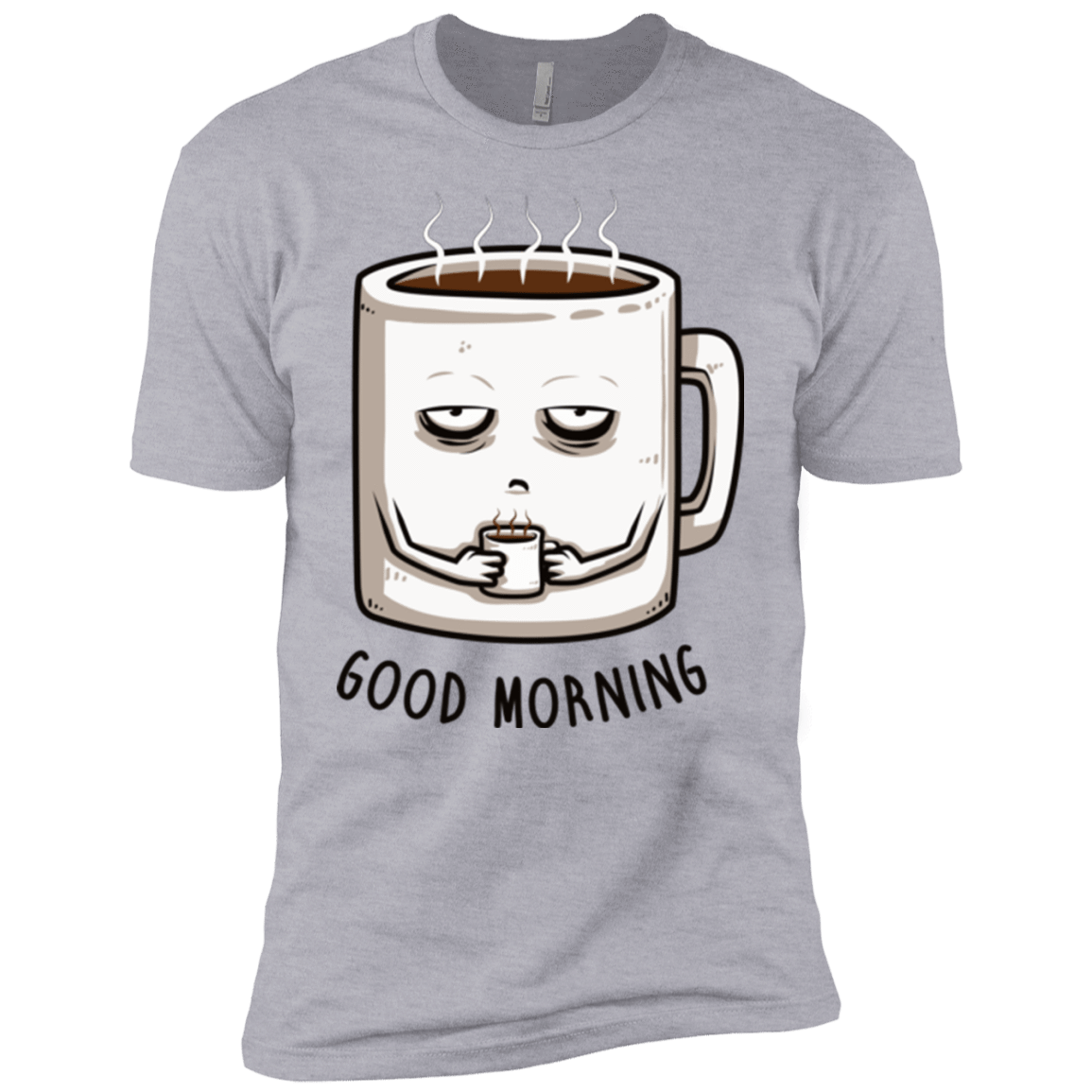 T-Shirts Heather Grey / YXS Good morning Boys Premium T-Shirt