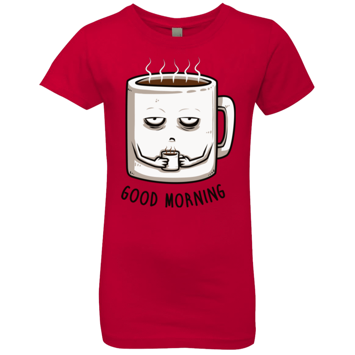 T-Shirts Red / YXS Good morning Girls Premium T-Shirt
