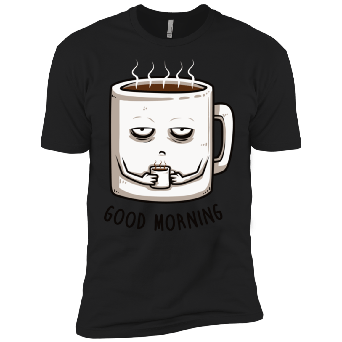 T-Shirts Black / X-Small Good morning Men's Premium T-Shirt