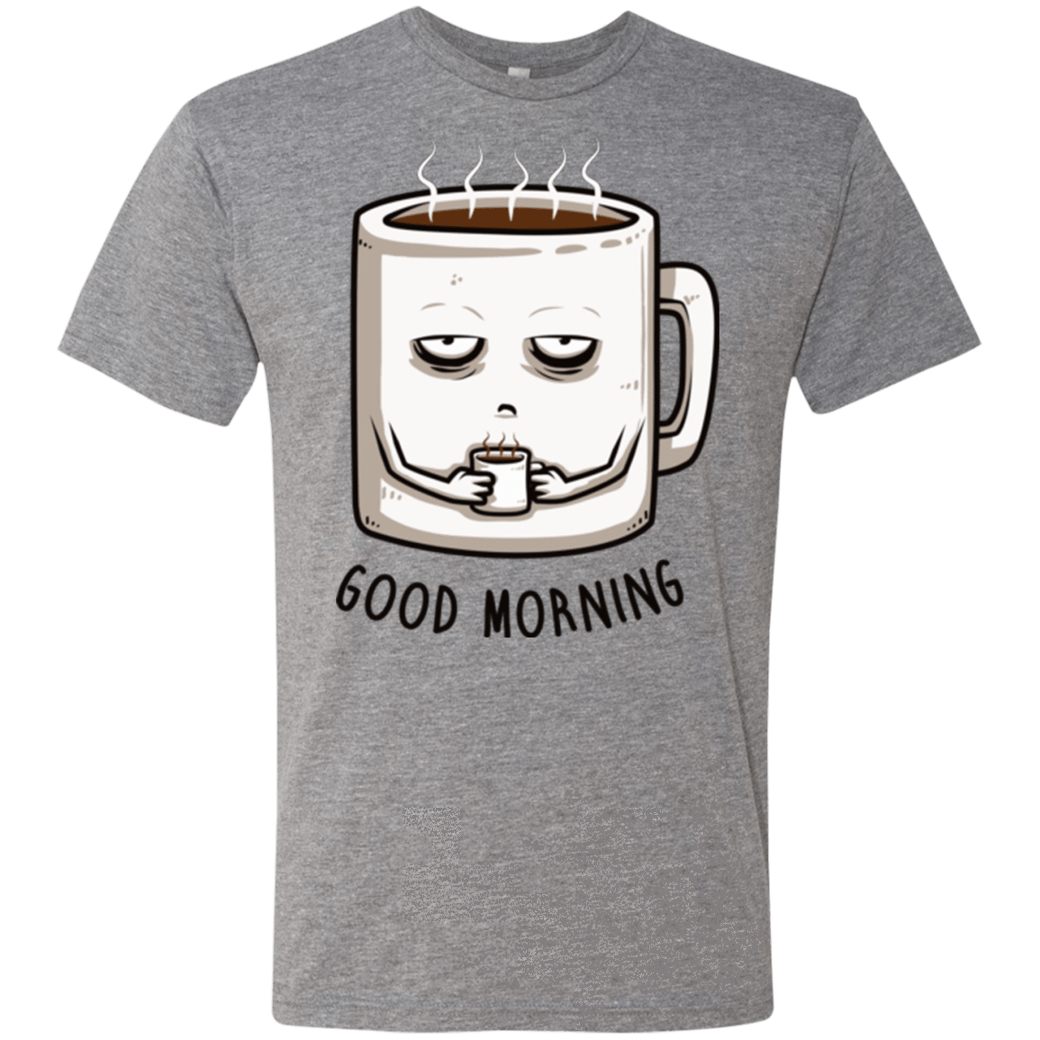 T-Shirts Premium Heather / Small Good morning Men's Triblend T-Shirt